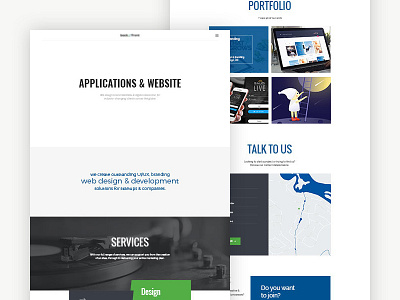 Software Agency Template agency colorful homepage landing marketing page site software web