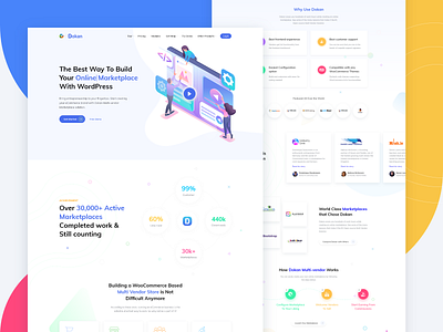 ReDessign - Dokan WP Plugin Landing Page