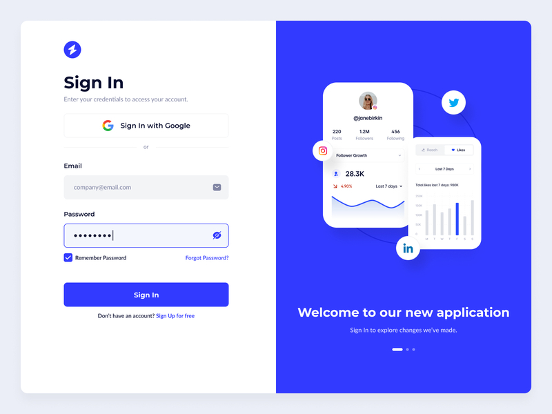 Sign In & Sign Up Exploration ✨ form design minimal design sign in sign up uidesign uiux uxdesign