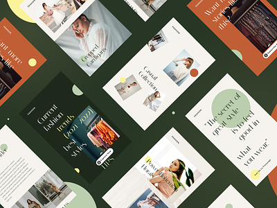 Story Design Template for MakeStories! 🤩😍 branding fashion story graphic design green minimal design mobile orange story design story template trending story ui design ux design web story webstories yellow