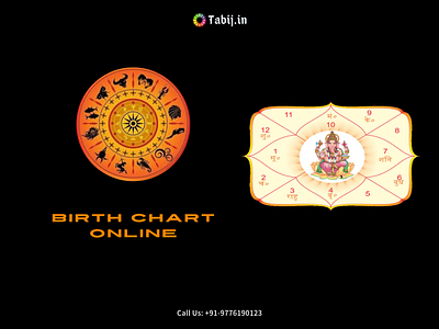 Birth Chart Online astrology birthday card branding vedic