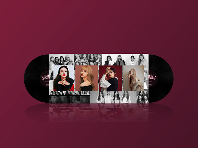 Cover idea The Album BlackPink by HUSSON Stan on Dribbble