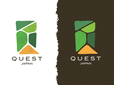 Quest Japan Logo fields fuji hiking japan logo quest travel
