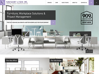 Gregory Lyon Homepage clean furniture grid homepage landing page lilac minimalistic modular simple teal web design website