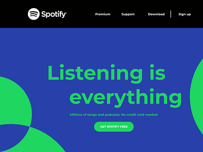 Spotify landing page clone clone clone spotify figma landing page music music player spotify spotify clone spotify landing page spotify ui