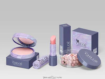 CHLOÉ Makeup Kit, Brand Design 3d bahancebrand behance branding figma figmabrand figmabranding graphic design logo makeup makeupbrand photoshop photoshopbrand photoshopbranding product productdesign ui uiuxdesign