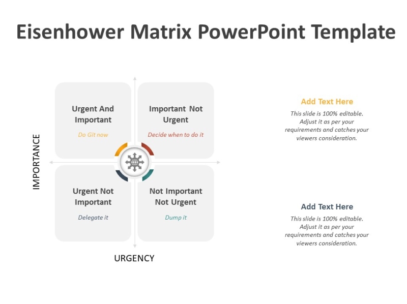 Eisenhower Matrix PowerPoint Template by Lisa Martin on Dribbble