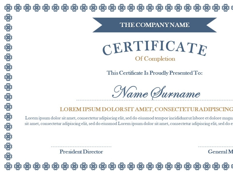 Certificate PowerPoint Slideshow by Kridha Graphics on Dribbble