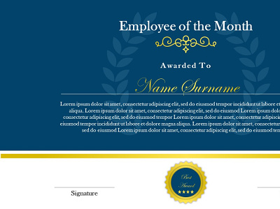 Employee of the month certificate certificate design certificate of appreciation certificate templates creative powerpoint templates powerpoint design powerpoint presentation powerpoint presentation slides powerpoint templates presentation design presentation template