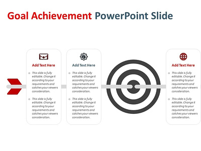 Goal achievement PowerPoint template