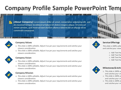 creative company profile sample
