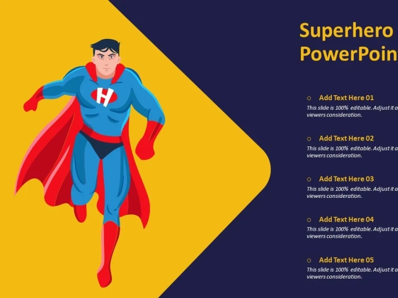 Superhero Infographic PowerPoint Template by Kridha Graphics on Dribbble