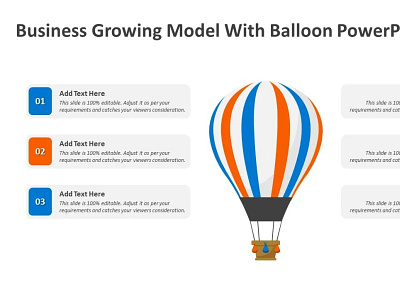 Business Growing Model With Balloon PowerPoint Template business growth strategy creative powerpoint templates design powerpoint design powerpoint presentation powerpoint presentation slides powerpoint templates presentation design presentation template