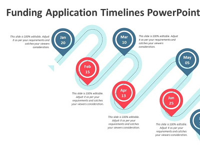 Funding Application Timelines PowerPoint Template creative powerpoint templates powerpoint design powerpoint presentation powerpoint presentation slides powerpoint templates presentation design presentation template timeline