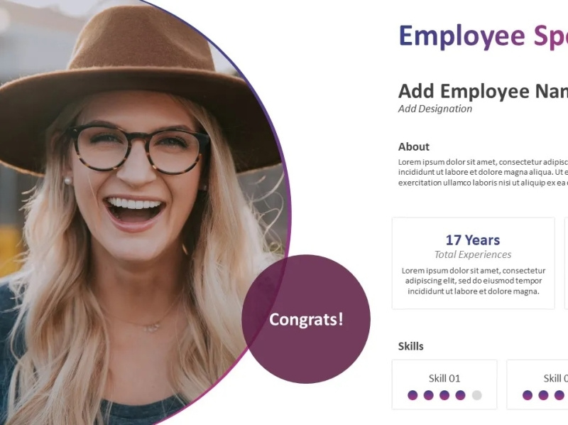 Employee Spotlight PowerPoint Presentation by Kridha Graphics on Dribbble