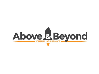 Above & Beyond - Logo brand illustrator logo montserrat rocket