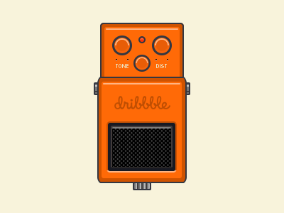 dribbble－Effect clean dribbble effect icon illustration machine orange ui