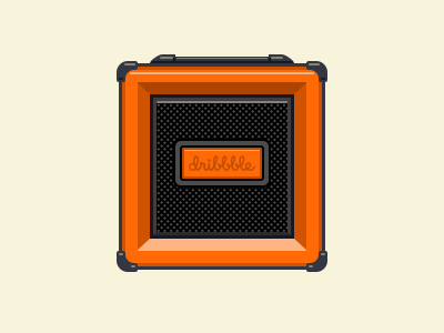 Dribbble-Loudspeaker box