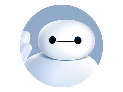 Baymax baymax dribbble icon illustration psd ui