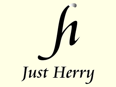 Just Herry branding graphic design logo logoletter