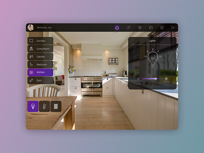 Smart House app design house ipad smart ui ux