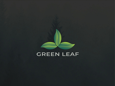 Modern logo design leaf logo minimalist modern