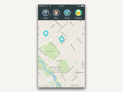 Resturant / Event Tracker advisor event interface ios location mobile organise restaurant trip ui user ux