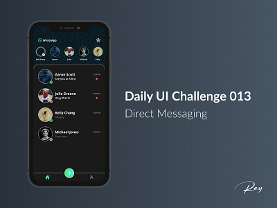 Daily UI Challenge 013 - Direct Messaging