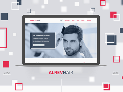 AlrevHair - Website Design (Case Study) behance case study colors design hair transplant medical tourism persona responsive typogaphy ui ux website website design wireframes