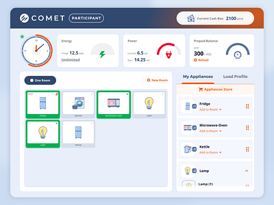 Simulation interactive UI for Energy Planning