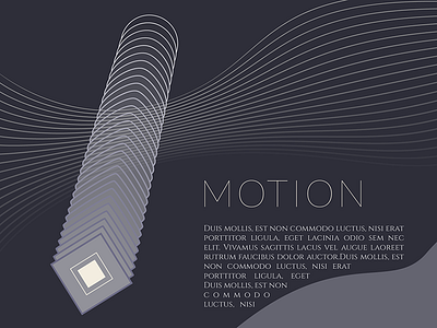 Motion illustrator motion rhythm transition typography