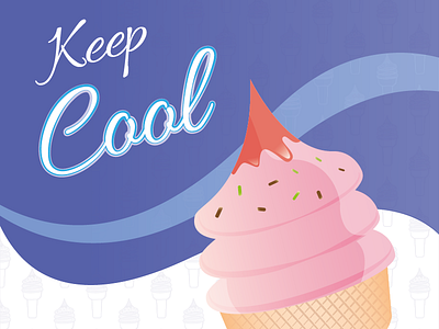 Keep Cool! graphics ice cream illustration vector