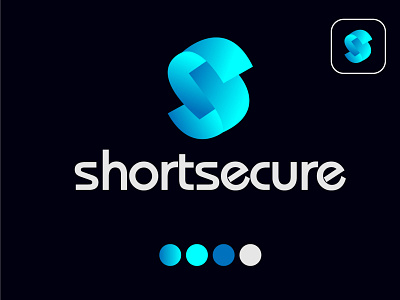 S letter Shortsecure tech logo design