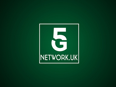 5G network media brand logo design