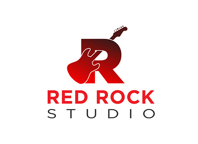 Red Rock Studio brand logo design 3d app icon best logo best design brand logo branding design flat icon illustration logo logo design logofolio minimal modern logo modern minimalsit music logo r letter logo typography