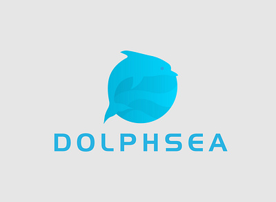 Dolphsea Brand logo design branding design dolphin logo flat gradient logo icon illustration logo logofolio 2021 minimal modern logo sea logo typography ui