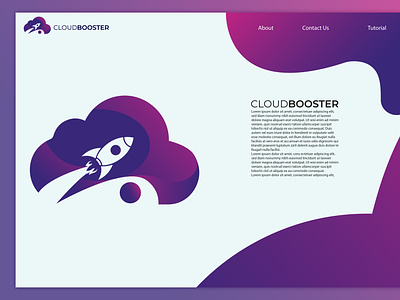 CloudBooster Logo Design