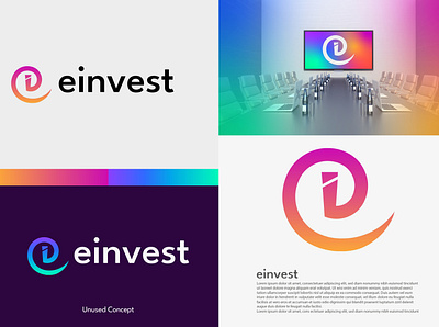 E-invest Logo Design animation best logo branding design e letter logo einvest logo financial logo flat graphic design i letter logo icon illustration invest logo logo logo design logofolio 2022 minimal modern logo typography ui