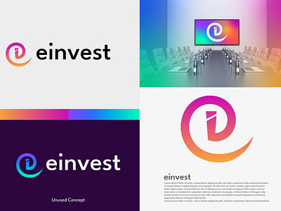 E-invest Logo Design