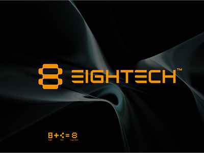 Eightech Logo Design 8 logo asrafuluix best logo brand logo studio branding design eight eight logo flat icon iconic logo logo logo design minimal modern logo typography