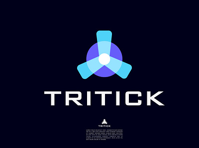 Tritick Logo Design asrafuluix best logo best logo designer brand logo studio branding design flat icon illustration logo logo idea logo maker logofolio 2022 minimal modern logo tech logo tritick tritick logo typography ui