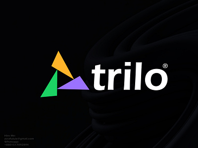 Trilo Logo Design asrafuluix branding branding logo clean logo coloful logo design flat icon iconic logo illustration logo logo design logo maker minimal modern logo play logo tech logo trilo logo design typography