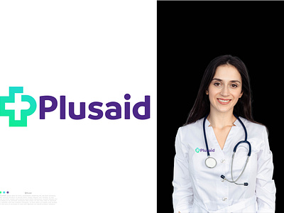 Plusaid Logo Design best logo branding clean logo design flat icon illustration logo logo design logo idea logo maker medical logo minimal modern logo plus plus logo plusaid plusaid logo tech medical logo typography