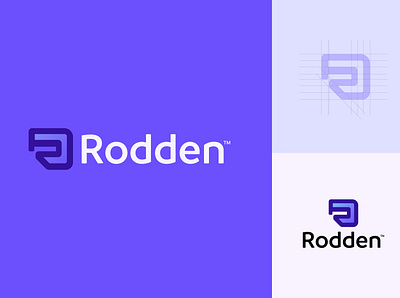 Rodden Logo Design asrafuluix branding design flat icon illustration logo logo design logo maker logofolio minimal modern logo r letter logo r logo rodden logo tech logo typography