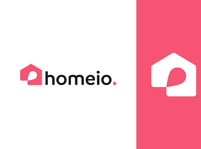 Homeio Logo Dseign animation asrafuluix best home logo branding clean logo home logo homeio logo illustration logofolio mobile modern icon modern logo modern minimalist print product design real estate logo real iconic logo tech logo typography web design