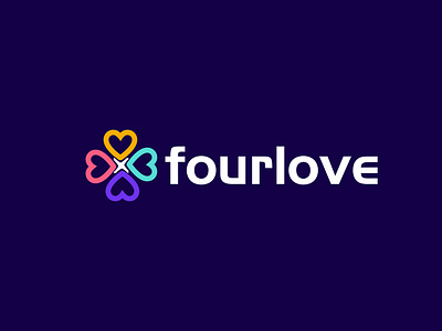 Fourlove Logo Design