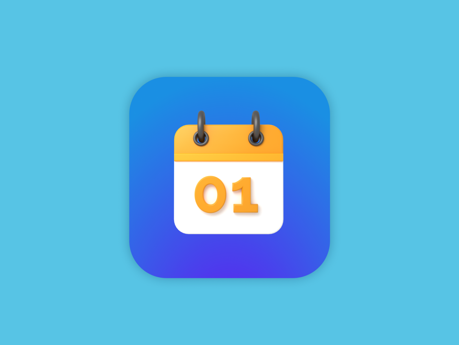 Calendar App Icon by Carmen Briers on Dribbble