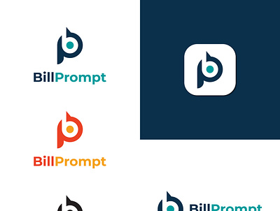 pb app design icon illustration minimal typography vector