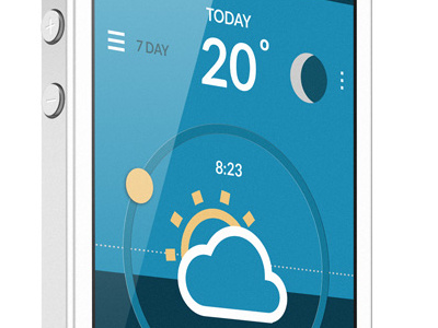 Weather App app flat navigation ui user interface design ux weather