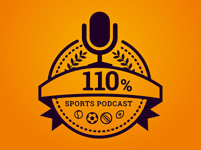 110% Sports Podcast Logo